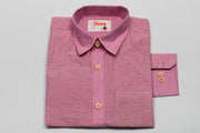 Elegant Pink Cotton Shirt